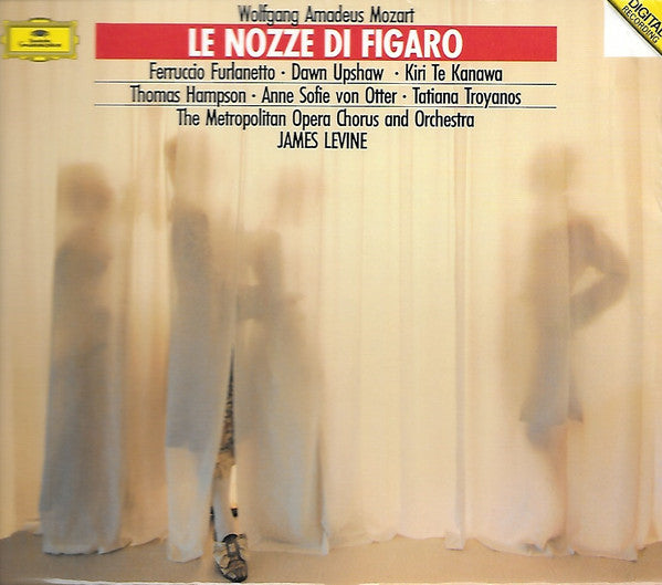 Wolfgang Amadeus Mozart - Ferruccio Furlanetto • Dawn Upshaw • Kiri Te Kanawa • Thomas Hampson • Anne Sofie Von Otter • Tatiana Troyanos • Metropolitan Opera Chorus And The Metropolitan Opera House Orchestra • James Levine (2) : Le Nozze Di Figaro (3xCD, Album, Sli)