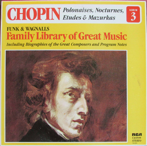 Frédéric Chopin : Polonaises, Nocturnes, Etudes & Mazurkas (LP, Album, RE)