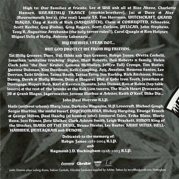 The Electric Wizard* : We Live (CD, Album)