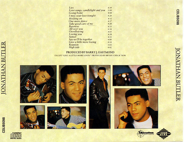Jonathan Butler : Jonathan Butler (CD, Album)