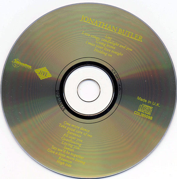 Jonathan Butler : Jonathan Butler (CD, Album)