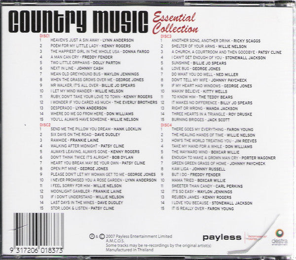 Various : Country Music Essential Collection (4xCD, Comp)