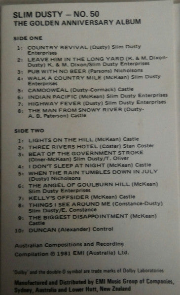 Slim Dusty : No.50 (The Golden Anniversary Album) (Cass, Comp)