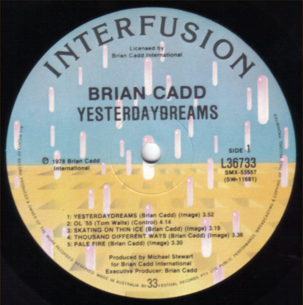 Brian Cadd : Yesterdaydreams (LP, Album)