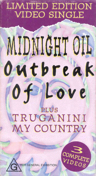 Midnight Oil : Outbreak Of Love (VHS)