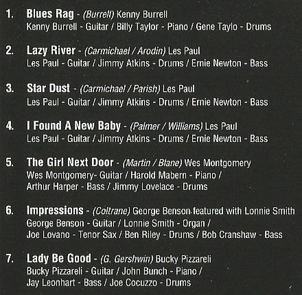 Various : Jazz Guitar Greats (CD, Comp)