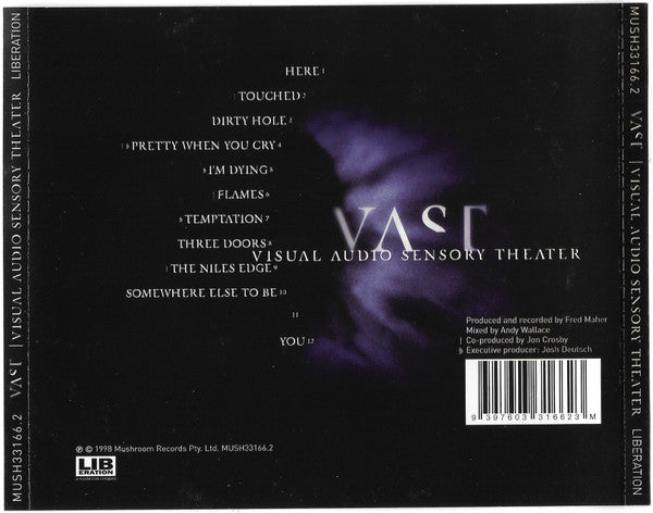 VAST : Visual Audio Sensory Theater (CD, Album)