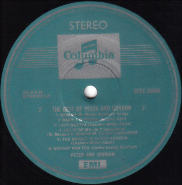Peter & Gordon : The Best Of Peter & Gordon (LP, Comp)