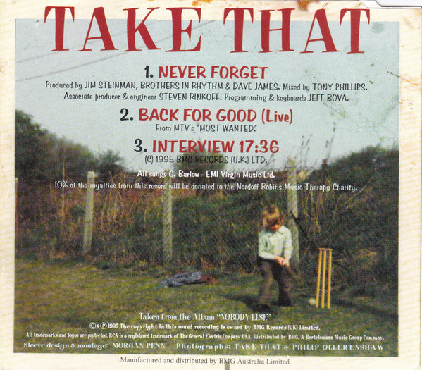 Take That : Never Forget (CD, Single)