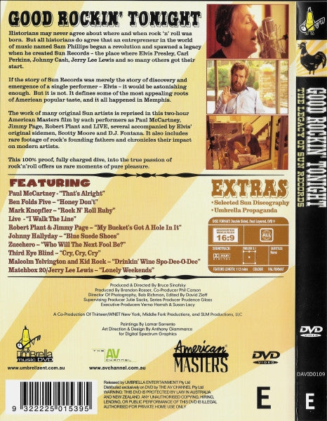 Various : Good Rockin' Tonight - The Legacy Of Sun Records (DVD-V, Multichannel, PAL)