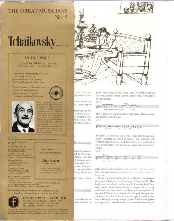 Tchaikovsky* : Tchaikovsky (Part One) (10")