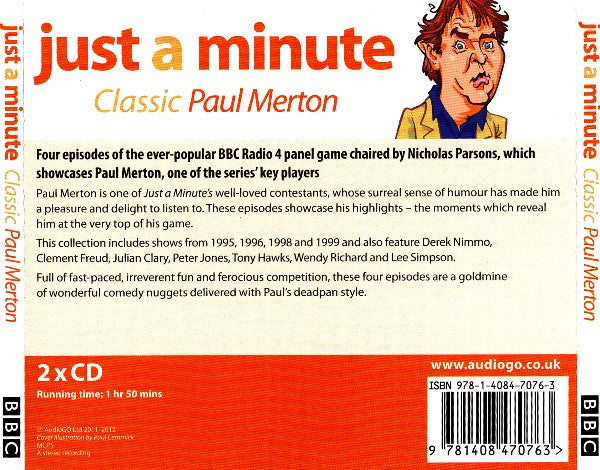 "Just A Minute" Panel, Paul Merton : Just A Minute Classic Paul Merton (2xCD)