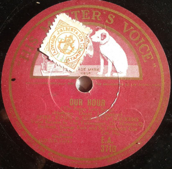 Spike Jones And His City Slickers : Our Hour / The Pop Corn Sack  (Shellac, 10")