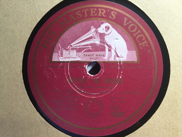 Pete Johnson And Albert Ammons : Cuttin' The Boogie / Barrel House Boogie (Shellac, 10")