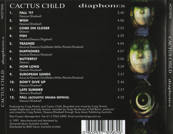 Cactus Child : Diaphones (2xCD, Album)