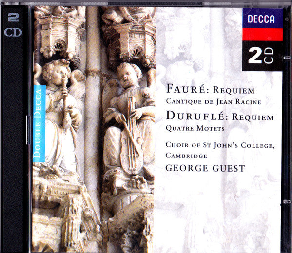 Fauré* / Duruflé* / Poulenc*, Choir Of St.Johns College Cambridge*, George Guest (2) : Requiem / Cantique De Jean Racine / Requiem / Quatre Motets (2xCD, Comp, RM)