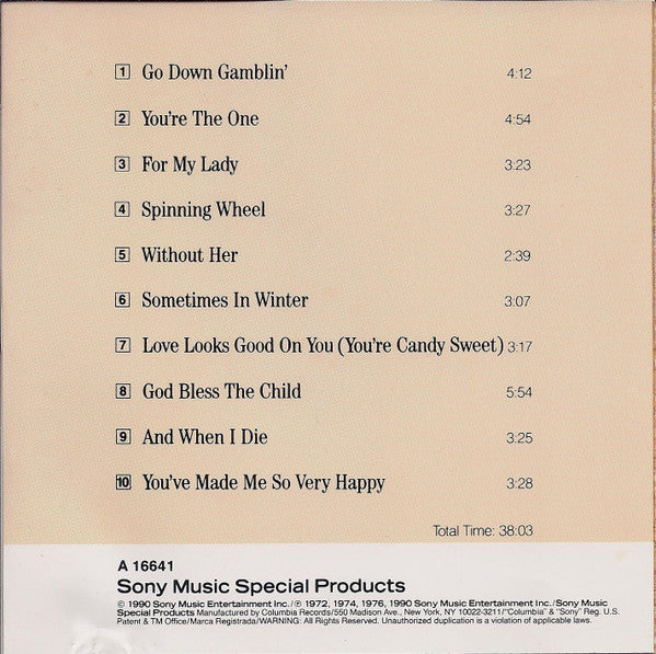 Blood, Sweat & Tears* : Found Treasures (CD, Comp)