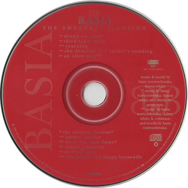 Basia : The Sweetest Illusion (CD, Album)