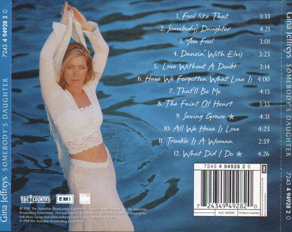Gina Jeffreys : Somebody's Daughter (CD, Album)