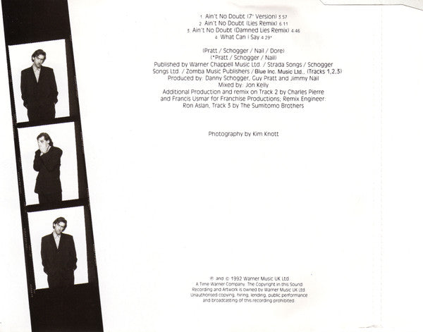 Jimmy Nail : Ain't No Doubt (CD, Single, WME)