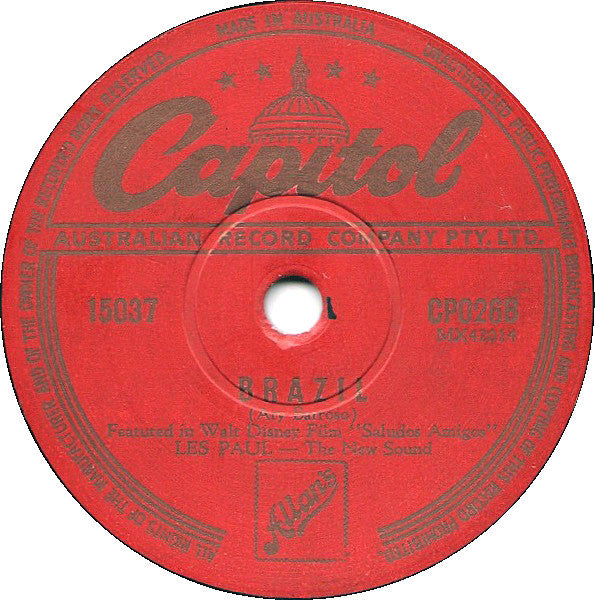 Les Paul : Lover / Brazil (Shellac, 10")