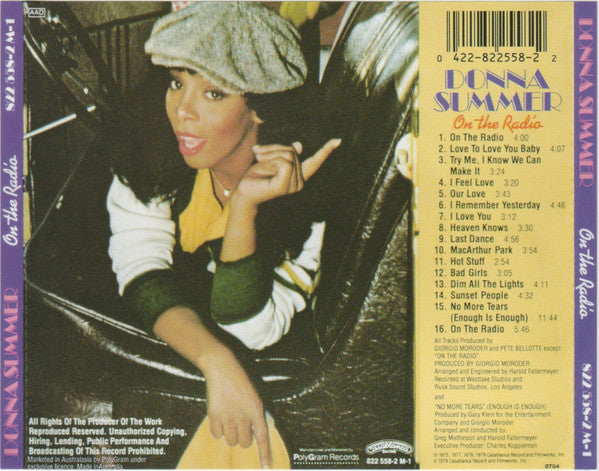 Donna Summer : On The Radio - Greatest Hits Vol. I & II (CD, Comp, P/Mixed)