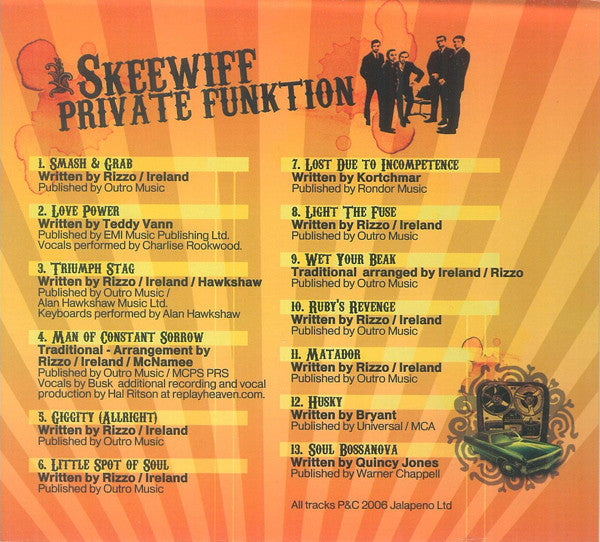 Skeewiff : Private Funktion (CD, Album)