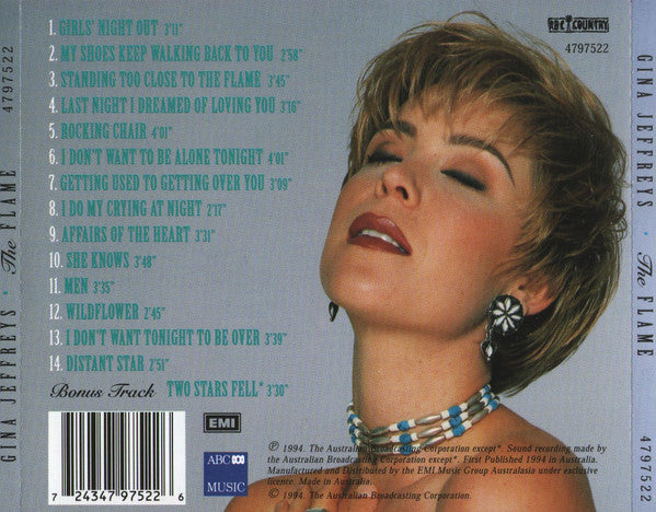 Gina Jeffreys : The Flame (CD, Album)