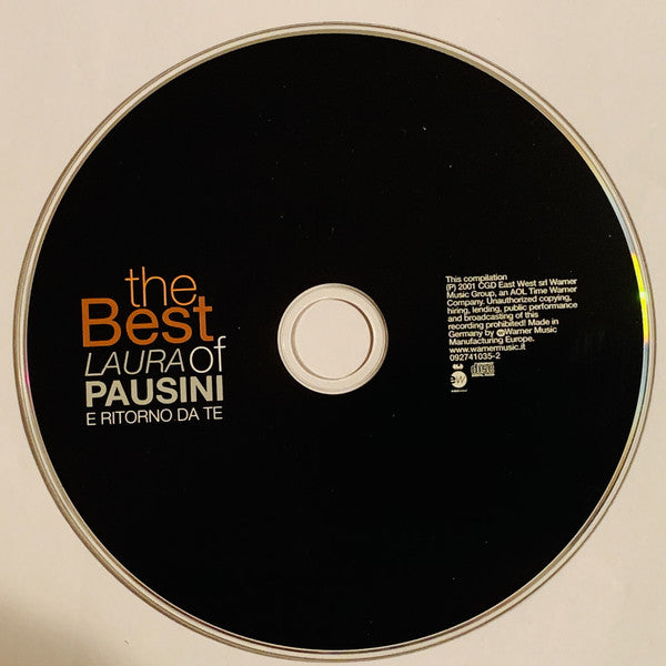 Laura Pausini : The Best Of Laura Pausini - E Ritorno Da Te (CD, Comp, Enh)