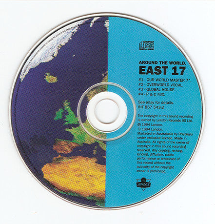 East 17 : Around The World (CD, Single, Ltd, Pos)