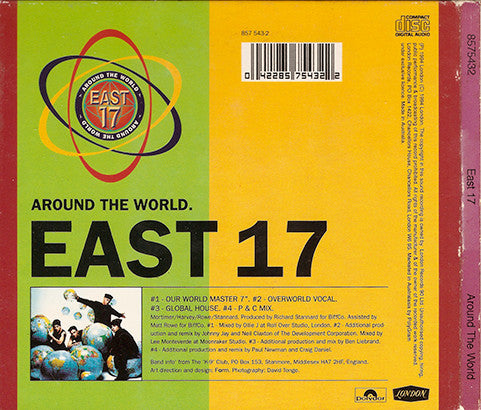 East 17 : Around The World (CD, Single, Ltd, Pos)