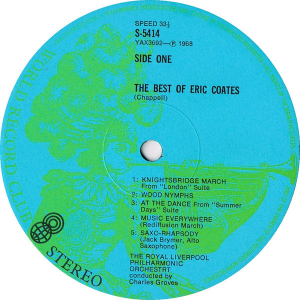 Eric Coates : The Best Of Eric Coates (LP, Album, Club)