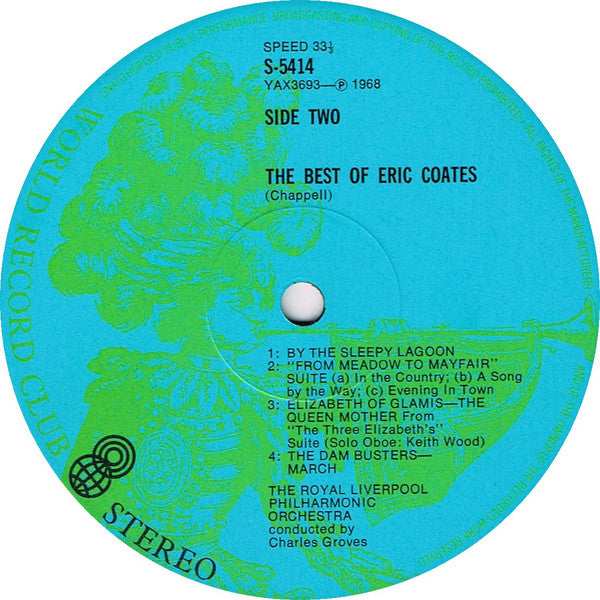 Eric Coates : The Best Of Eric Coates (LP, Album, Club)