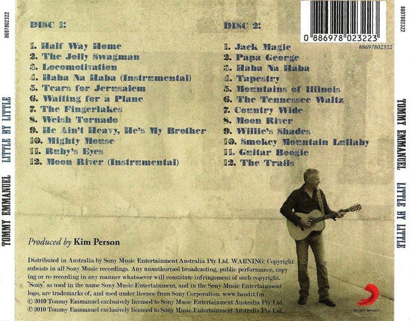 Tommy Emmanuel : Little By Little (2xCD, Album)