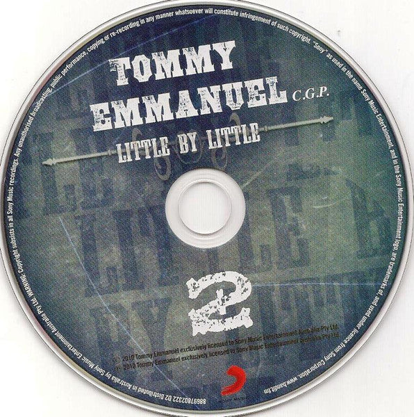 Tommy Emmanuel : Little By Little (2xCD, Album)