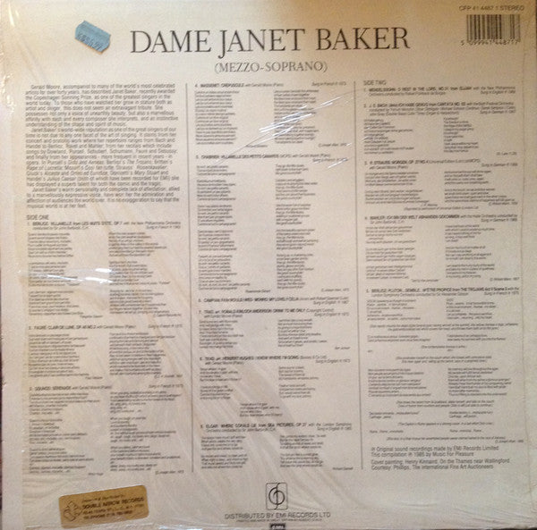 Janet Baker : Song Recital (LP)