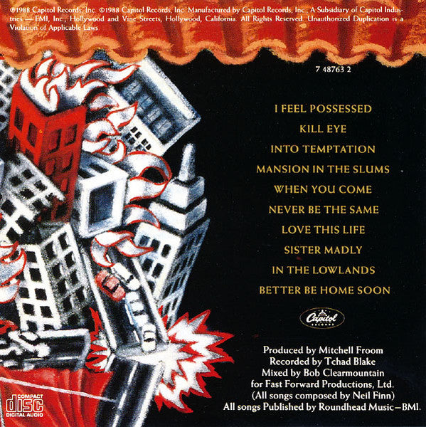 Crowded House : Temple Of Low Men (CD, Album)