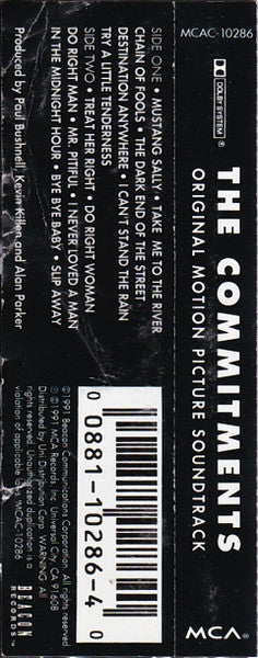 The Commitments : The Commitments (Original Motion Picture Soundtrack) (Cass, Album)
