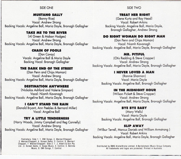 The Commitments : The Commitments (Original Motion Picture Soundtrack) (Cass, Album)