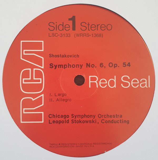 Stokowski*, Shostakovich*, Chicago Symphony* : Symphony No. 6 / The Age Of Gold (Ballet Suite) (LP, Album)