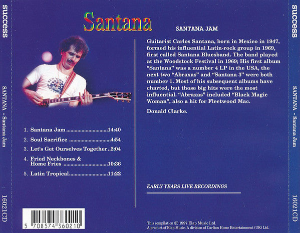 Santana : Santana Jam (CD, Comp)