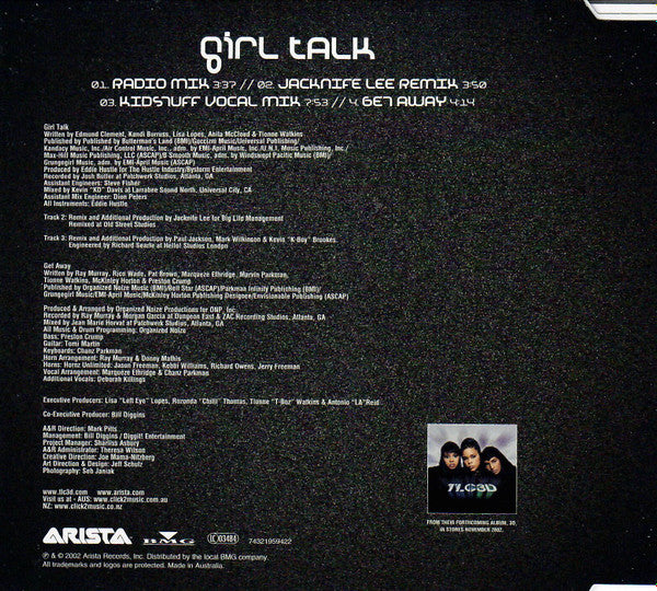 TLC : Girl Talk (CD, Maxi)