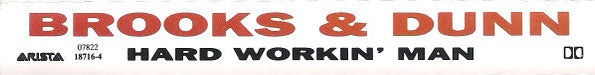 Brooks & Dunn : Hard Workin' Man (Cass, Album)