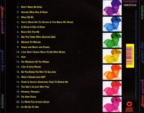 Dionne Warwick : Greatest Hits (CD, Comp)