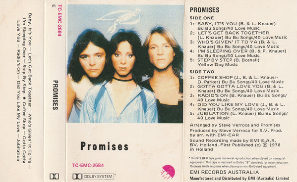 Promises : Promises (Cass, Album)