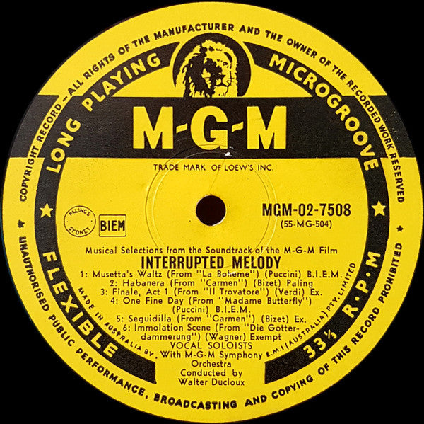 Various : Interrupted Melody (LP)