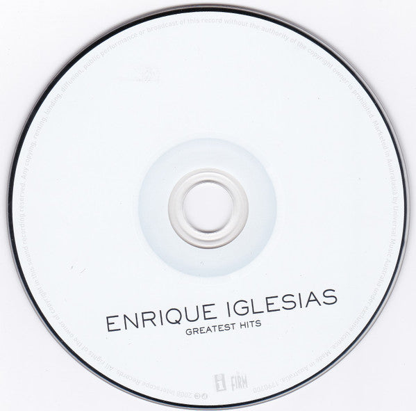 Enrique Iglesias : Greatest Hits (CD, Comp + DVD, Comp, PAL)