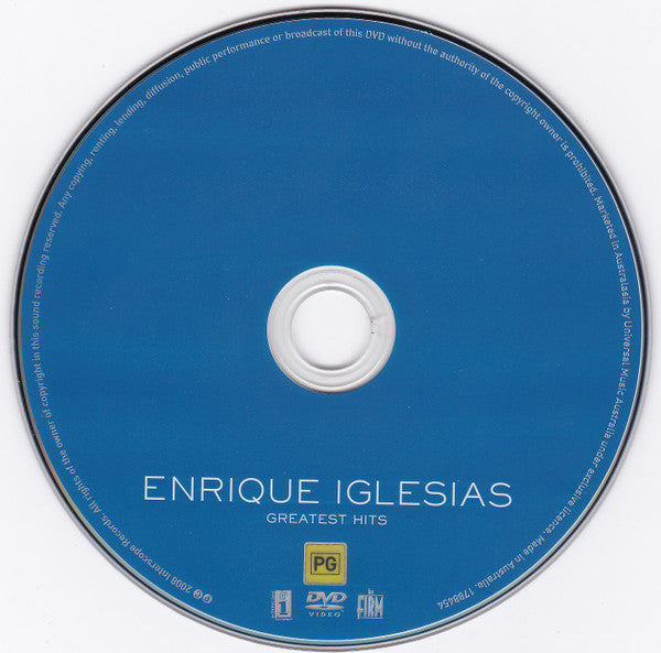 Enrique Iglesias : Greatest Hits (CD, Comp + DVD, Comp, PAL)