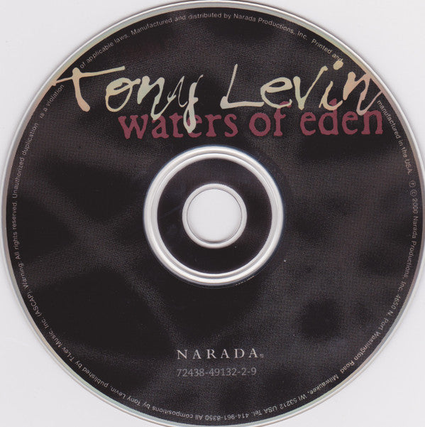 Tony Levin : Waters Of Eden (CD, Album)