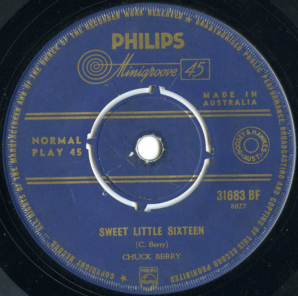 Chuck Berry : Sweet Little Sixteen (7", Single)